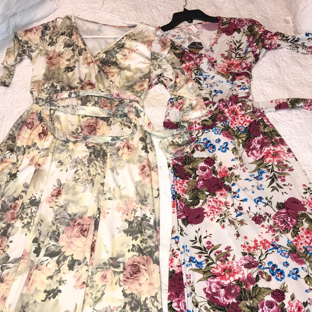 Pink Blush Maternity Dress Bundle